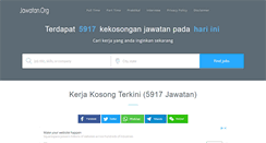 Desktop Screenshot of jawatan.org